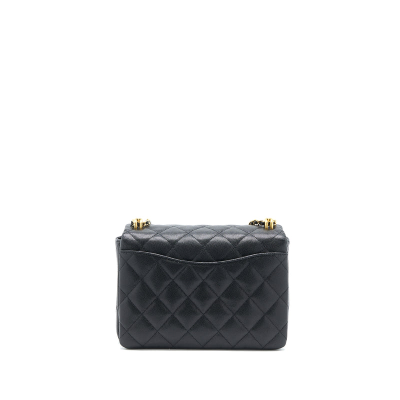 Chanel 22K Coco First Caviar Black GHW (Microchip)