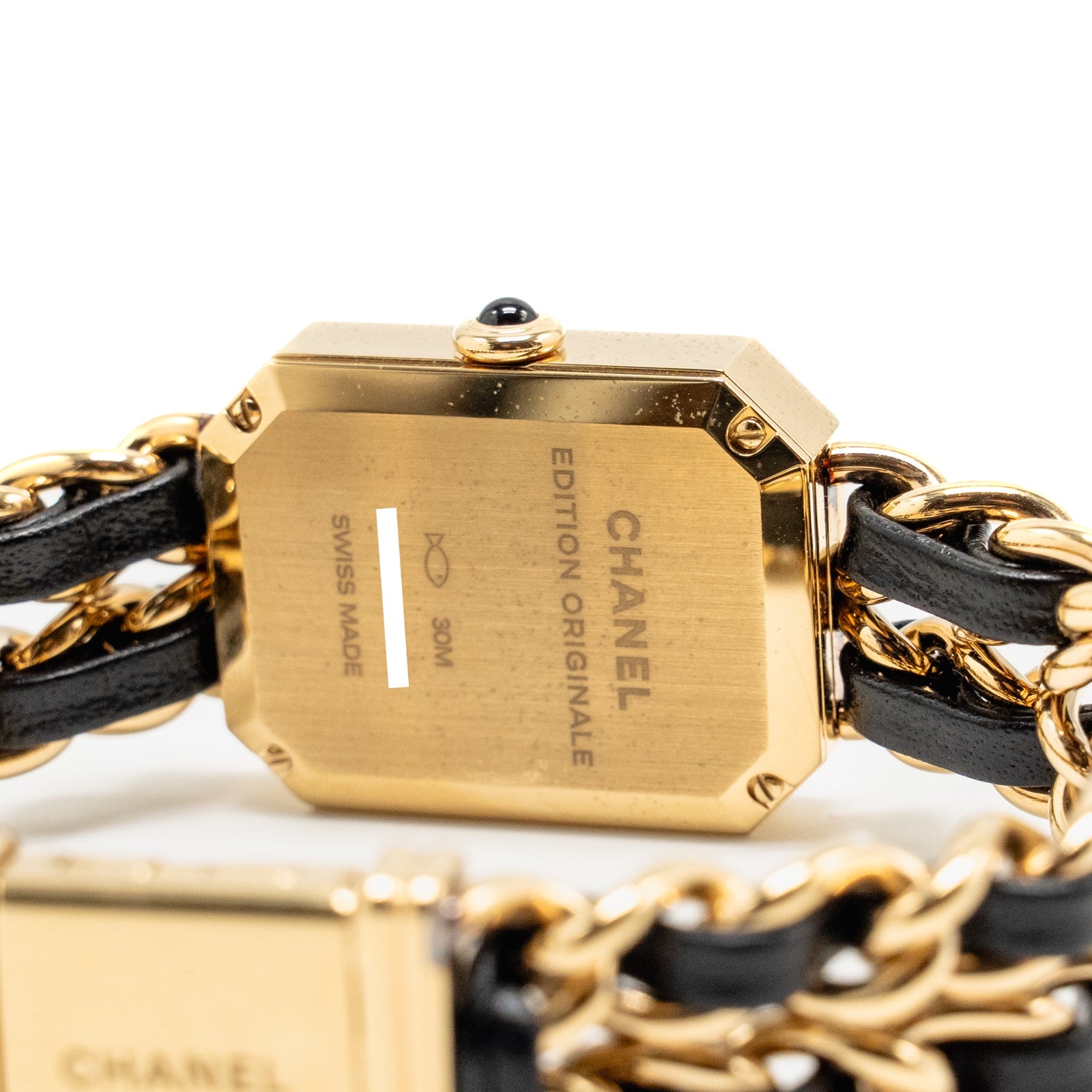Chanel size M Premiere edition originals watch steel coated with yello
