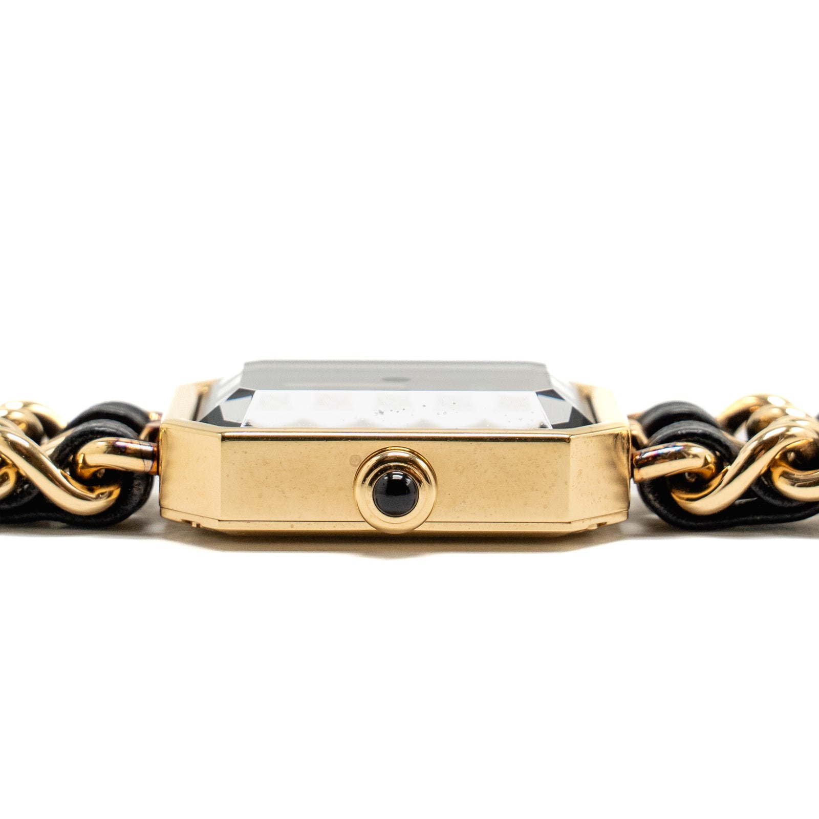 Chanel size M Premiere edition originals watch steel coated with yello