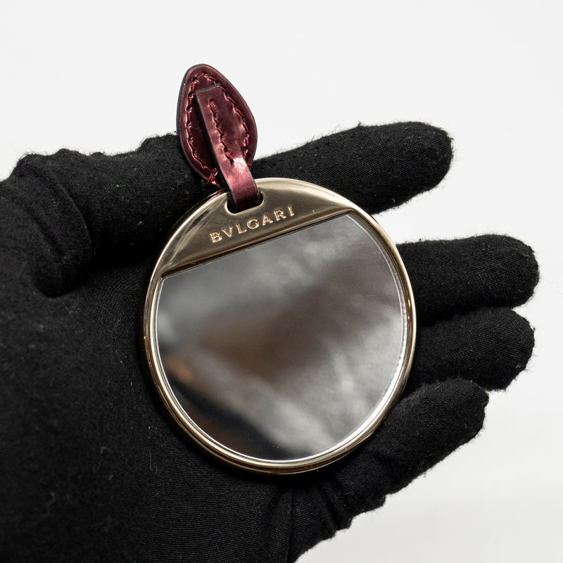 Bvlgari Serpenti Forever Bag patent calfskin dark pink LGHW