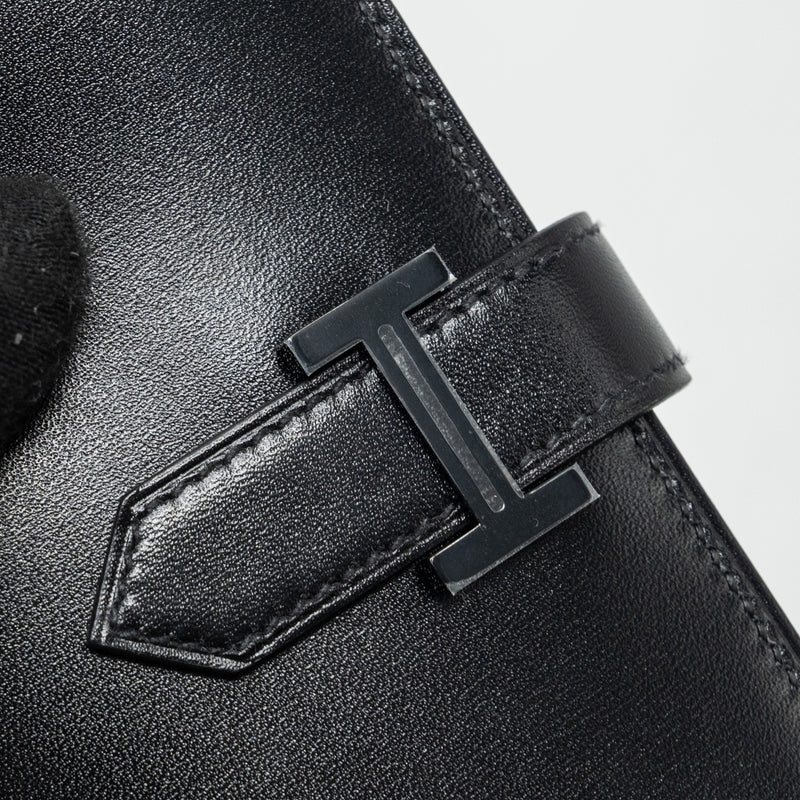 Hermes Bearn Mini Wallet Box Calfskin So Black Stamp B