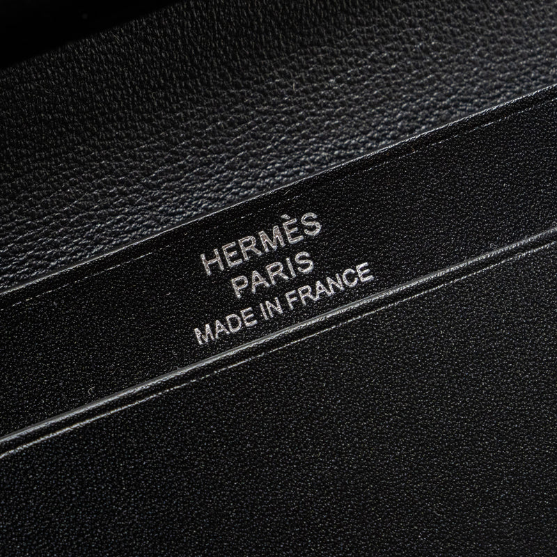 Hermes Bearn Mini Wallet Box Calfskin So Black Stamp B