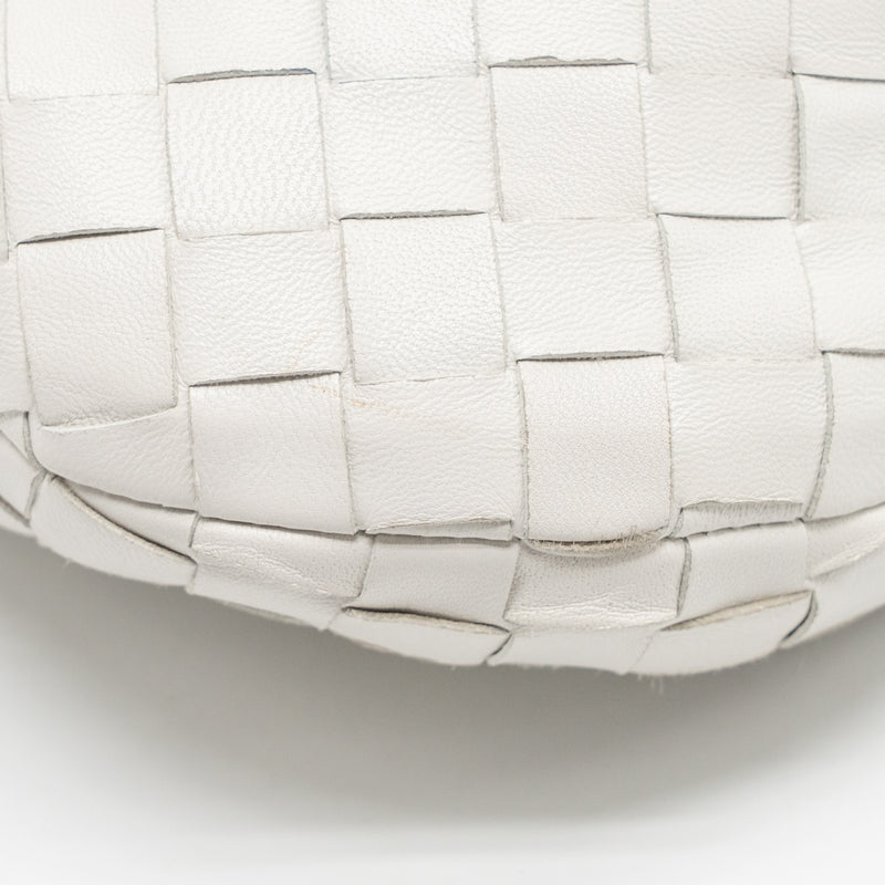 Bottega Veneta Mini Jodie leather white GHW