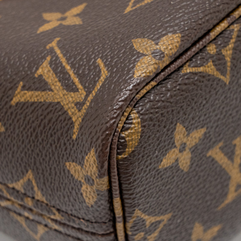 Louis Vuitton Neverfull BB Beige  Strap Monogram Canvas GHW