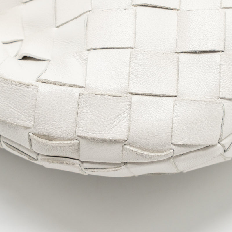 Bottega Veneta Mini Jodie leather white GHW