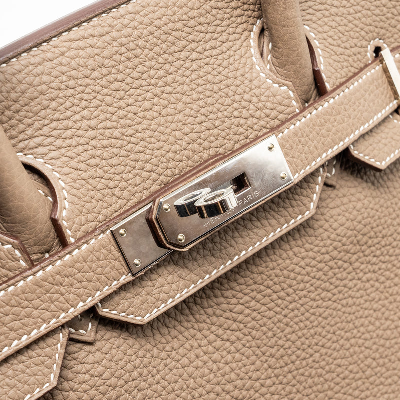 Hermes Birkin 30 Togo Etoupe SHW stamp D