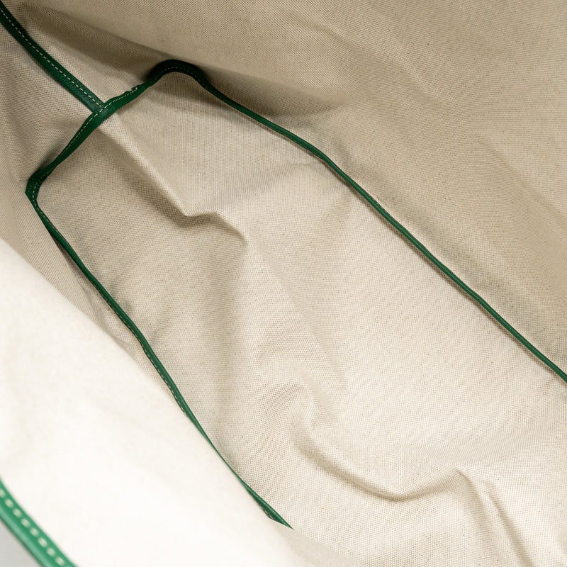 Goyard Saint Louis GM Tote Goyardine Canvas Green SHW