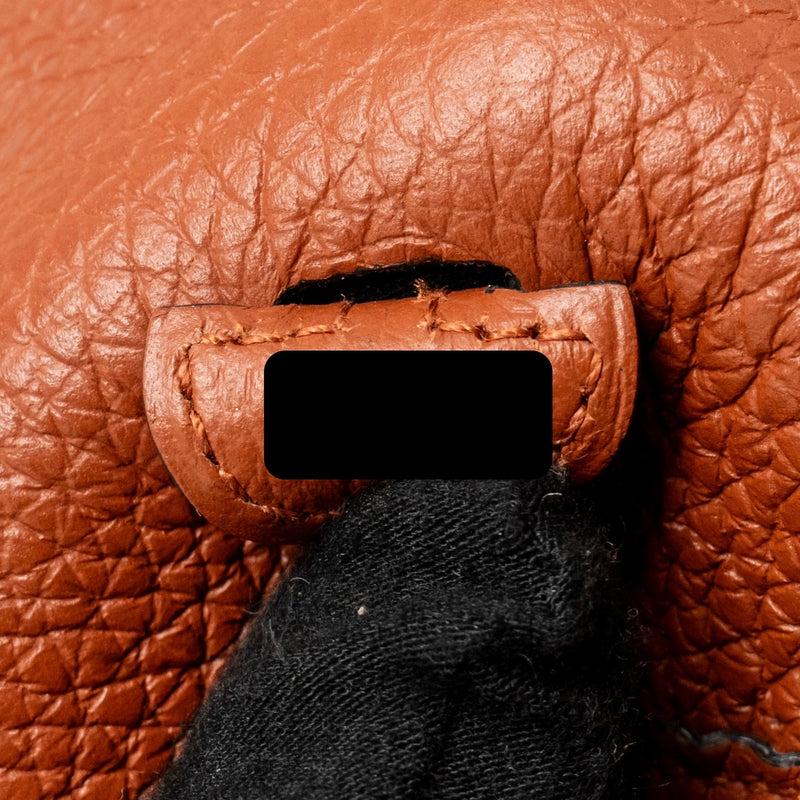 Hermes mini Evelyne clemence 6C cuivre/Multicolour GHW Stamp U