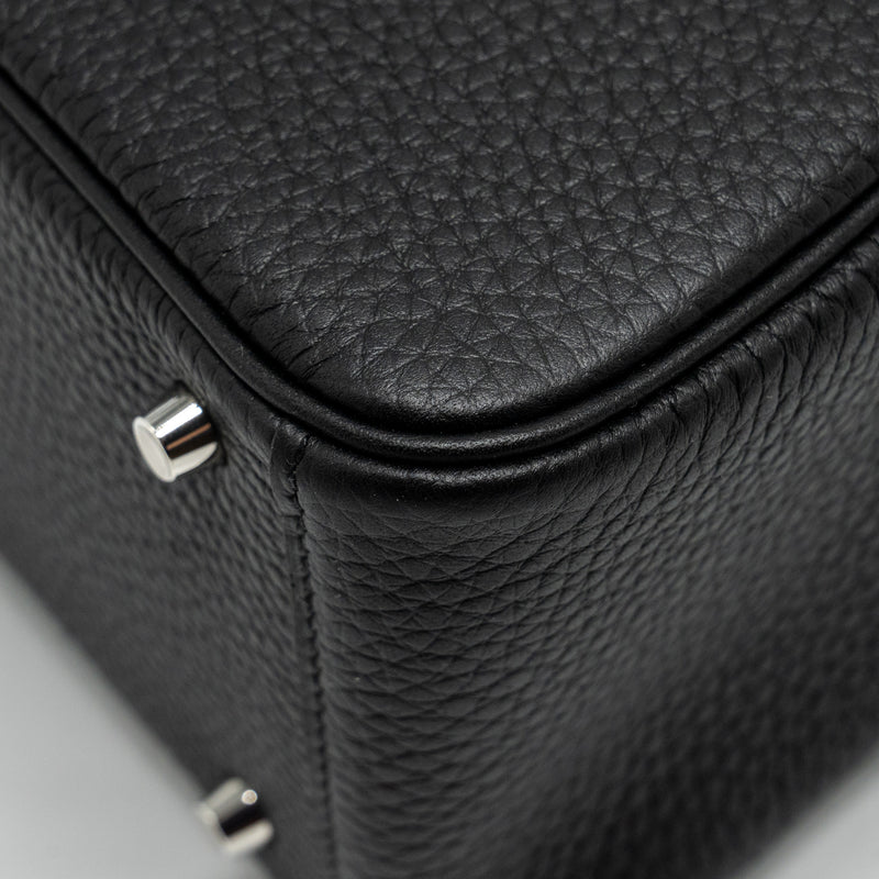 Hermes Mini Lindy Clemence Black SHW Stamp U