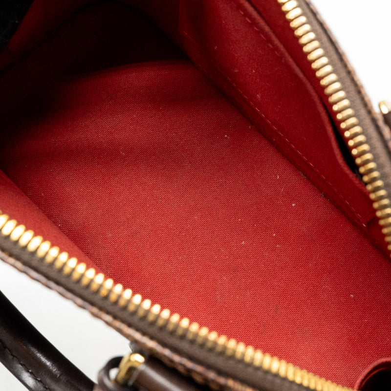 Louis Vuitton alma bb damier ebene GHW