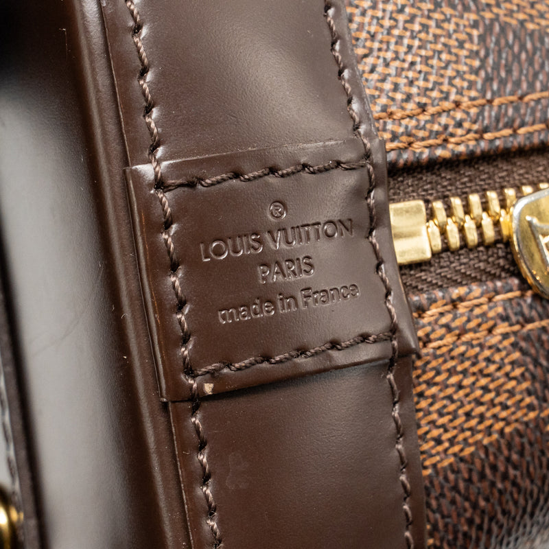 Louis Vuitton alma bb damier ebene GHW