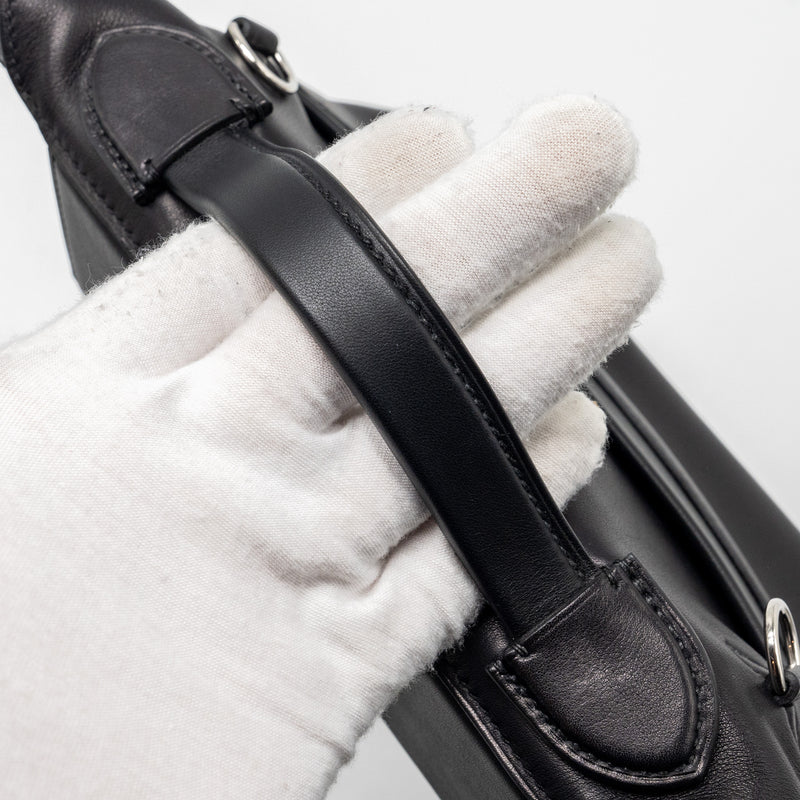 Hermes Mini 24/24 2424-21 Bag Swift Black SHW Stamp U