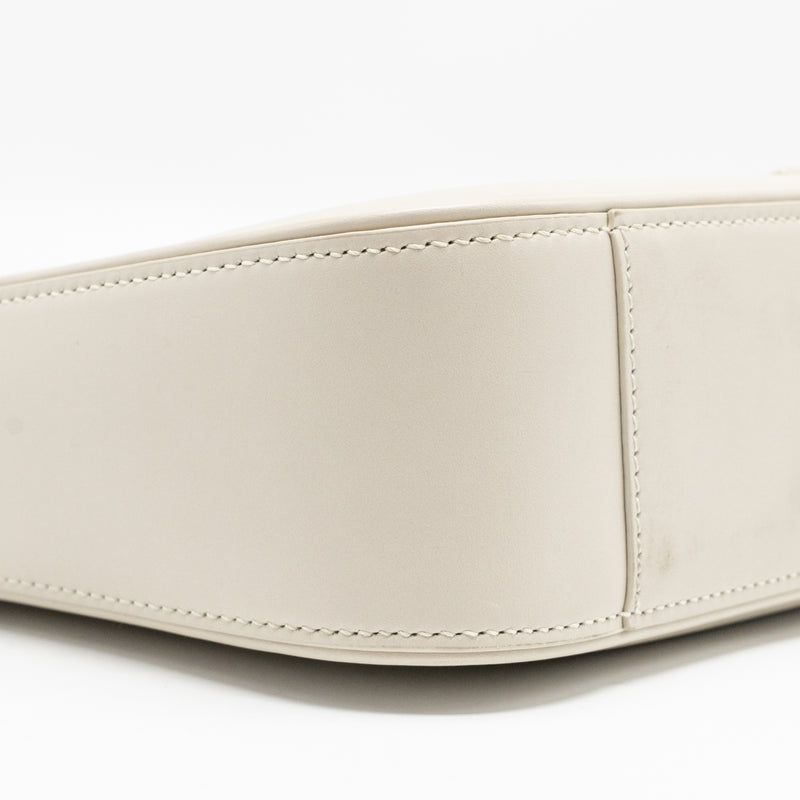 Saint laurent Le 5 A 7 hobo calfskin blanc vintage GHW