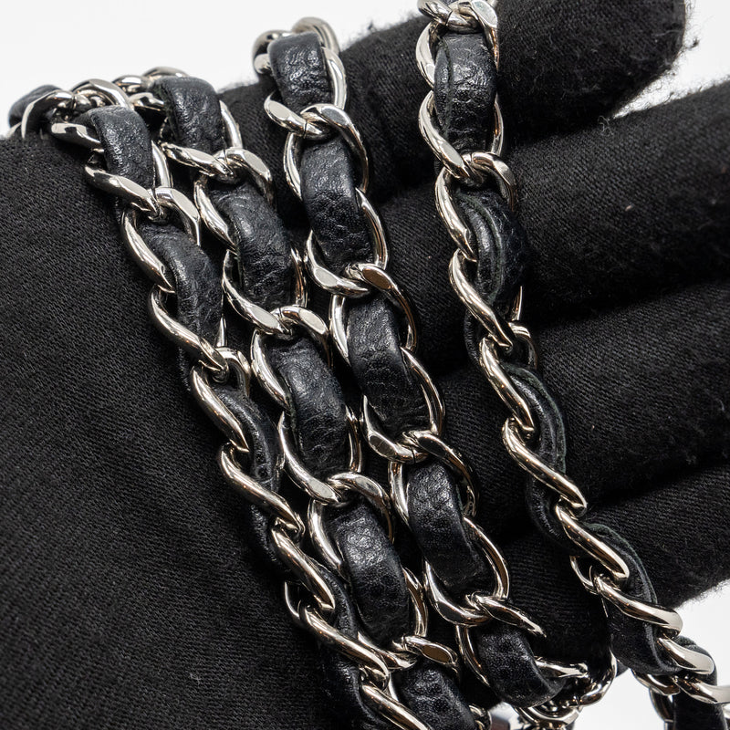 Chanel medium classic flap bag caviar black with SHW