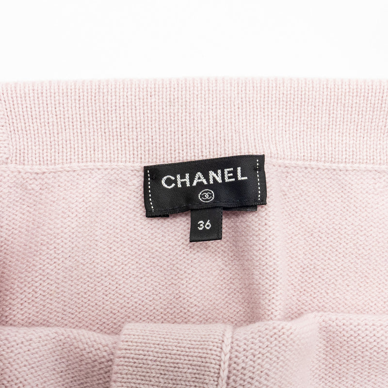 Chanel 22b Size 36 Mini Top Cashmere Light Pink