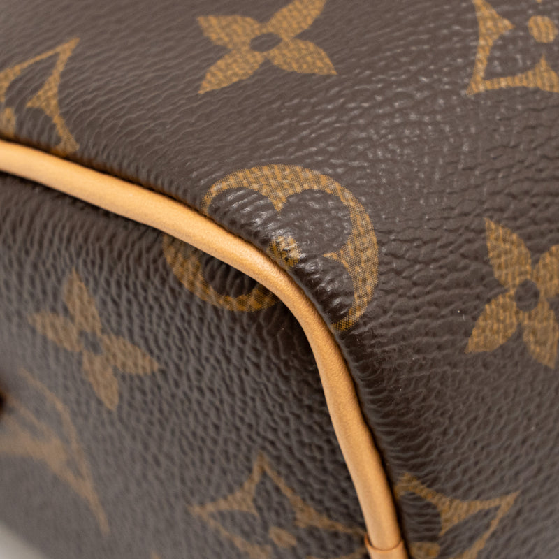 Louis Vuitton Nano Speedy monogram CAnvas GHW