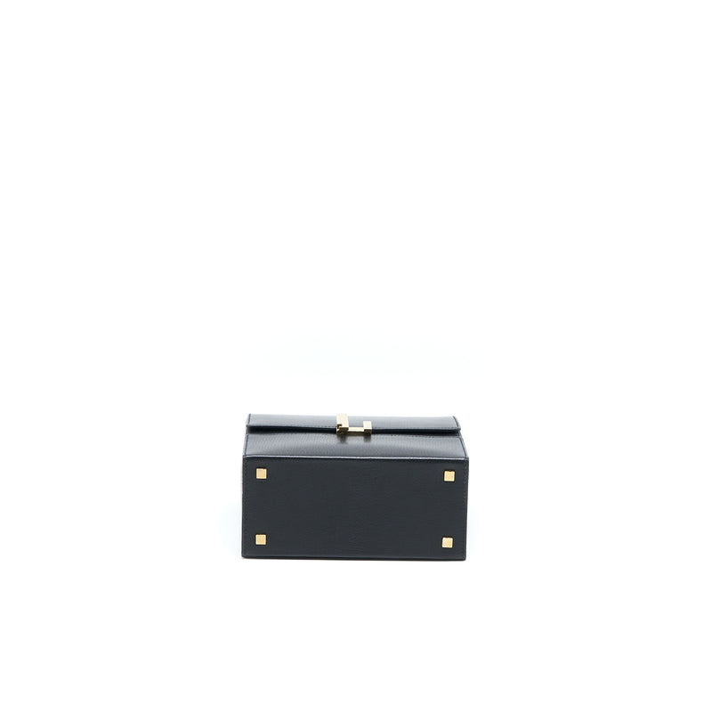 Hermes Cinhetic Bag Chevre Chamkila Black GHW Stamp Y