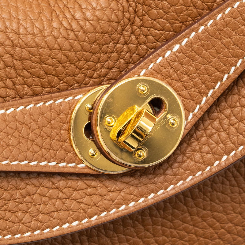 Hermes lindy 26 clemence Gold GHW Stamp Z
