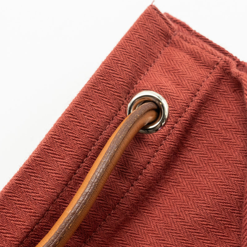 Hermes Aline Grooming Bag Canvas Rough/Gold SHW Stamp Y