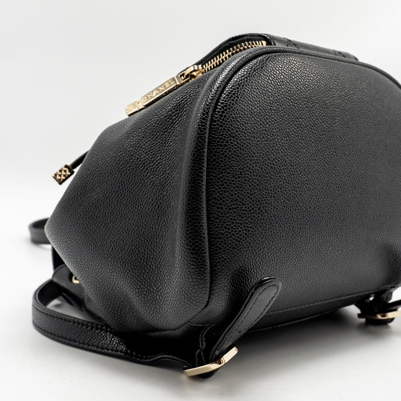 Chanel affinity backpack caviar black LGHW (microchip)