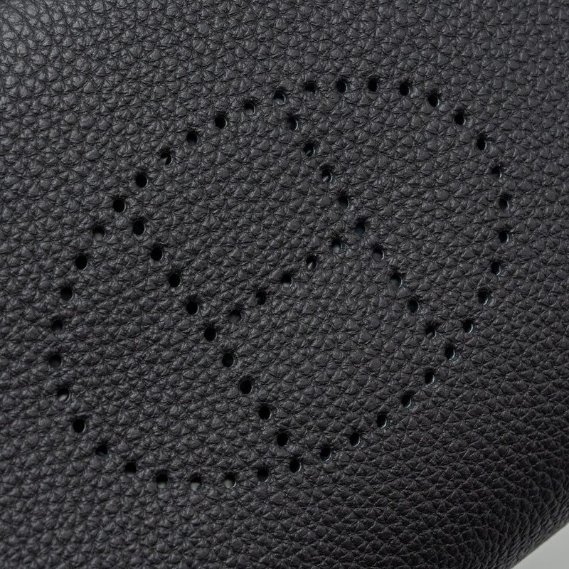 Hermes Videpoches togo black SHW stamp B