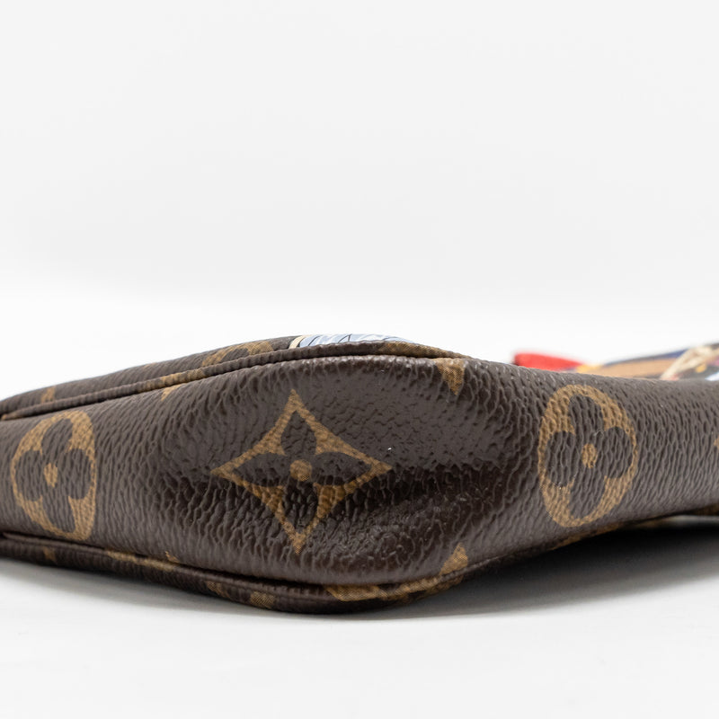 Louis Vuitton mini pochette accessories Vivienne holiday limited monogram canvas GHW