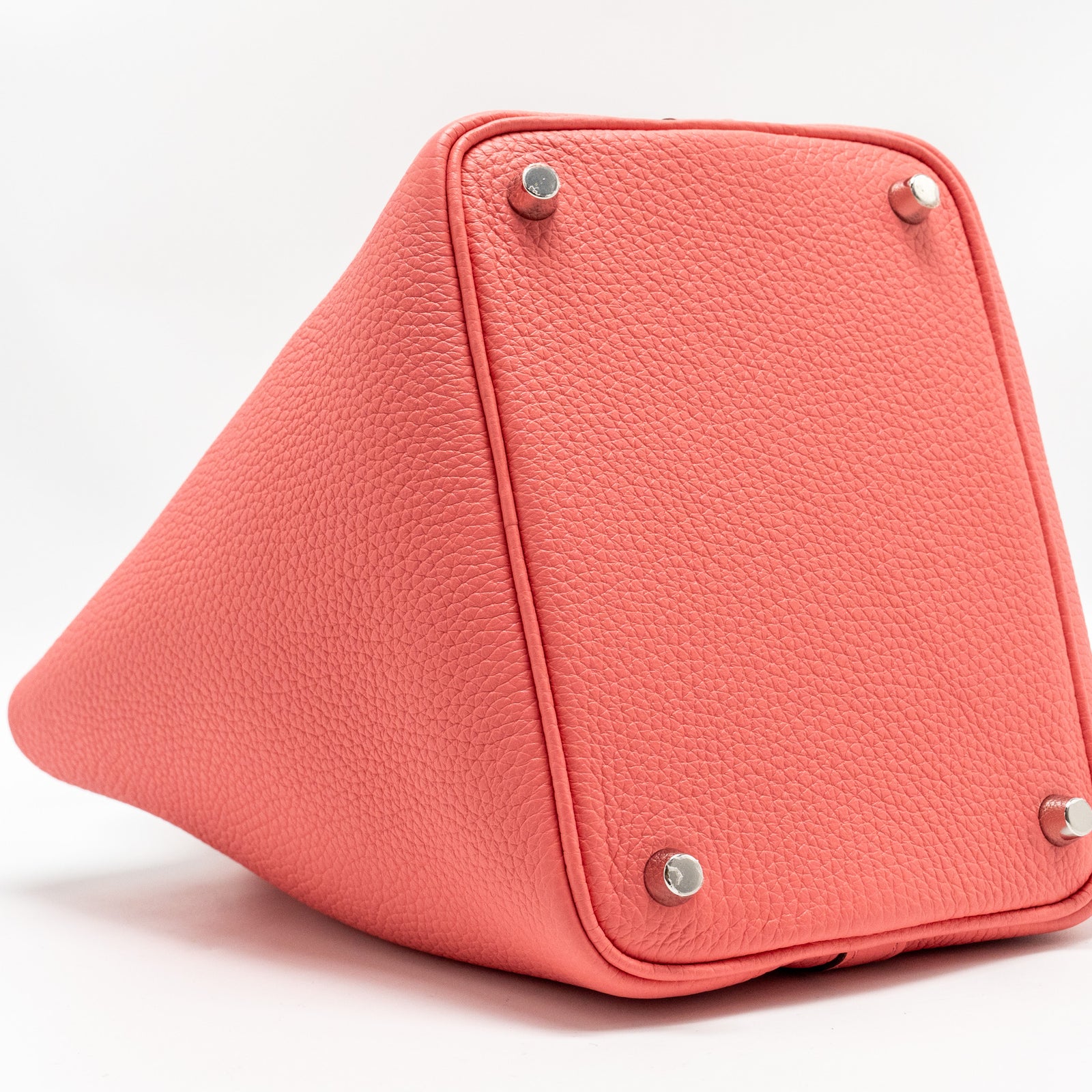 Hermes Picotin 18 Lock Bag Clemence 8W Rose Azalee SHW Stamp B