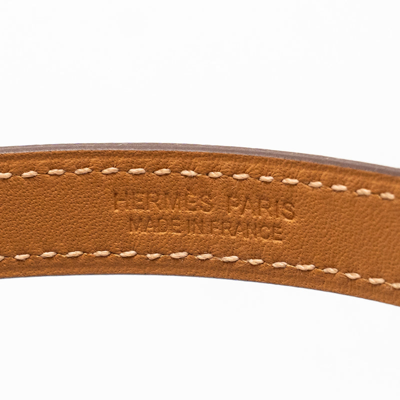 Hermes Size T3 O'Kelly Bracelet Swift Red GHW Stamp Y