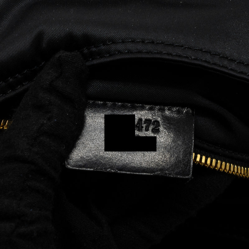 Fendi regular baguette nylon black GHW