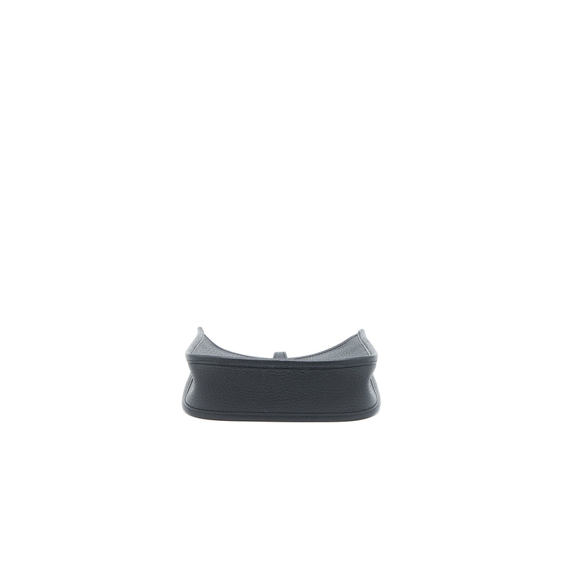 Hermes Mini Evelyne Clemence Black GHW Stamp D