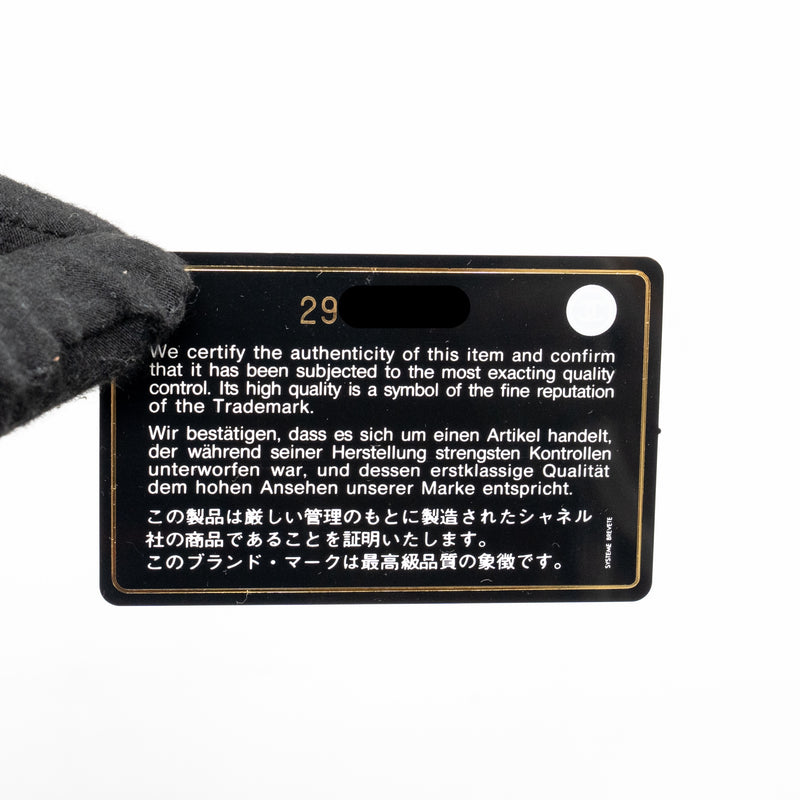 Chanel Quilted Flap Bag with Pearl Detailed Chain Lambskin Black LGHW