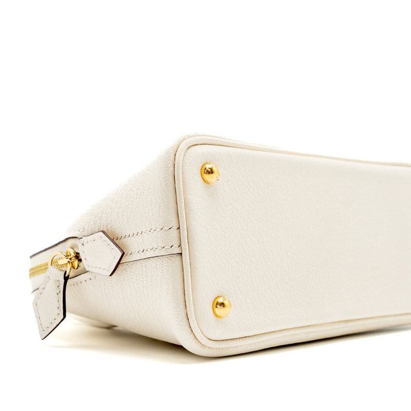 Hermes Mini Bolide Chèvre Mysore Nata GHW Stamp Z