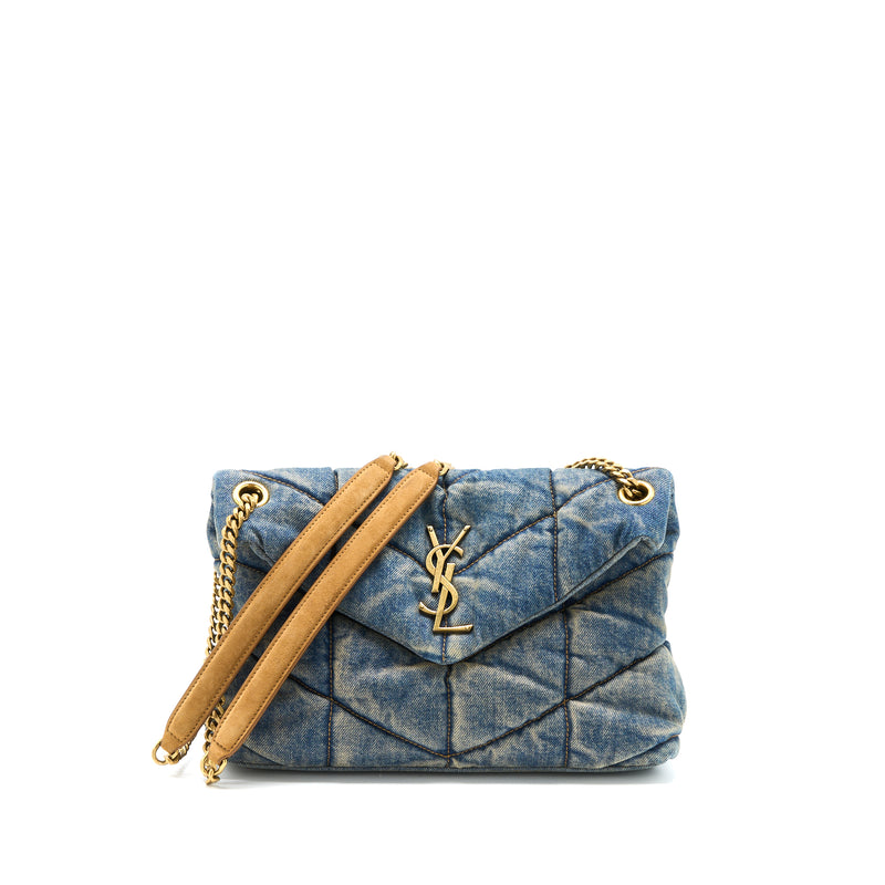 HOT Yves Saint Ysl Denim Bag Ysl Bag Saint Laurent Puffer Denim