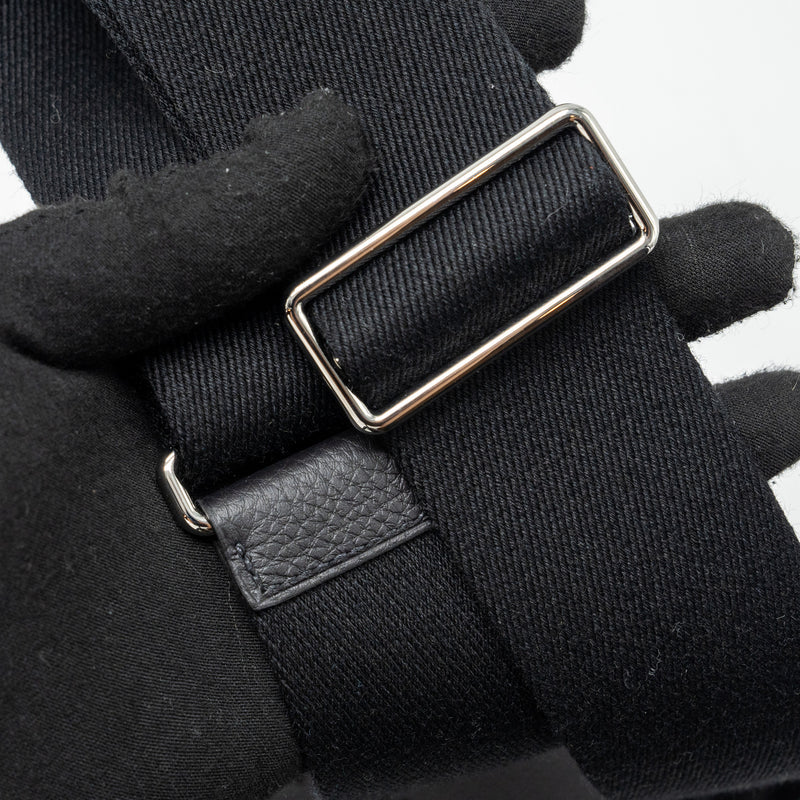 Hermes Videpoches togo black SHW stamp B