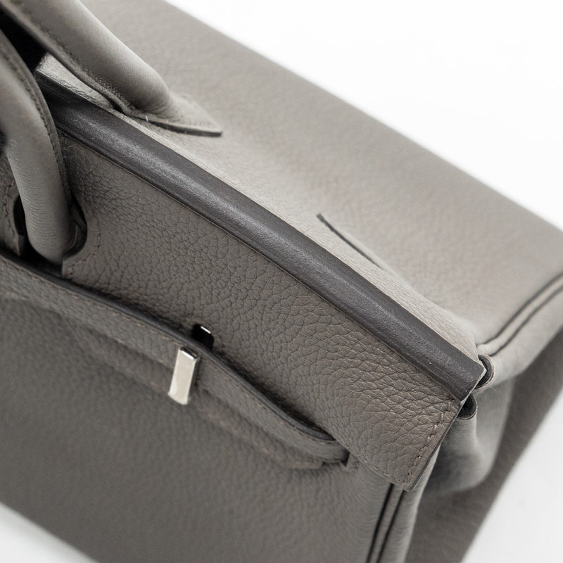 Hermes Birkin 25 Togo Gris Etain shw Stamp Y