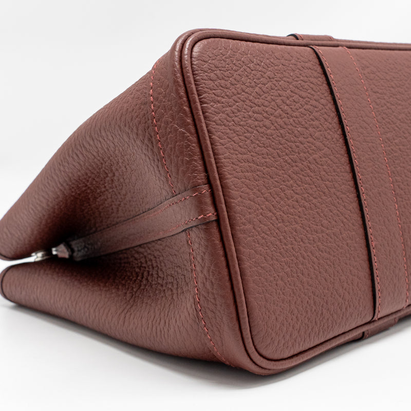 Hermes Garden Party 30 Country leather rouge H SHW stamp Y