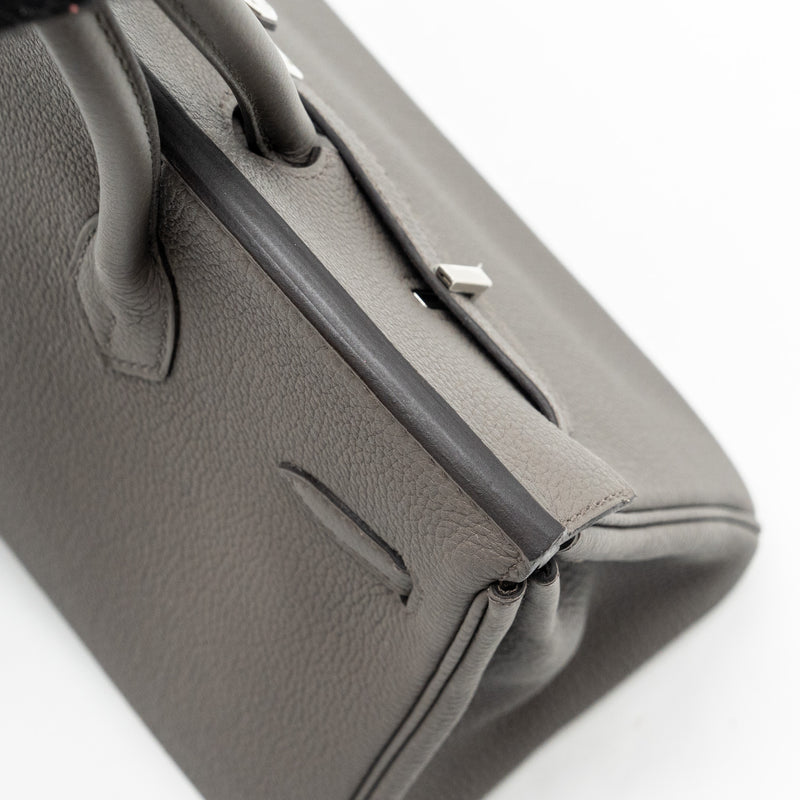 Hermes Birkin 25 Togo Gris Etain shw Stamp Y