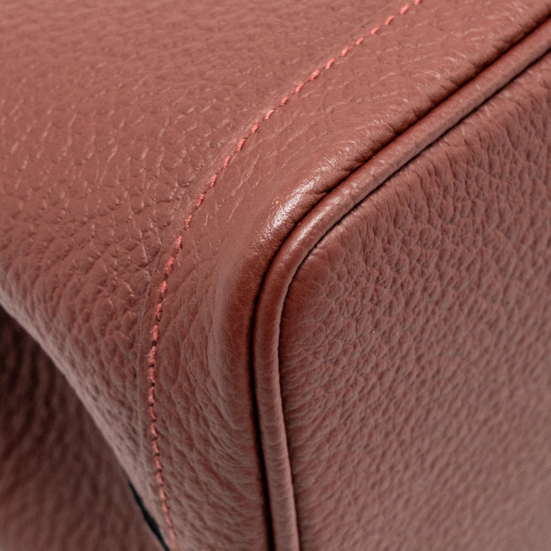 Hermes Garden Party 30 Country leather rouge H SHW stamp Y