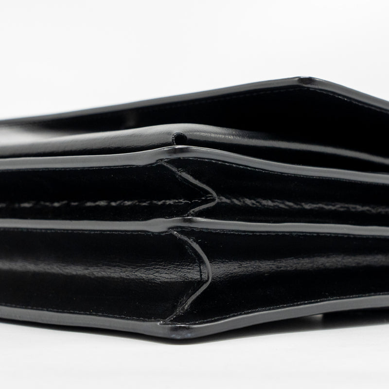 Saint Laurent / YSL Medium Sunset Bag Black Calfskin Black Hardware