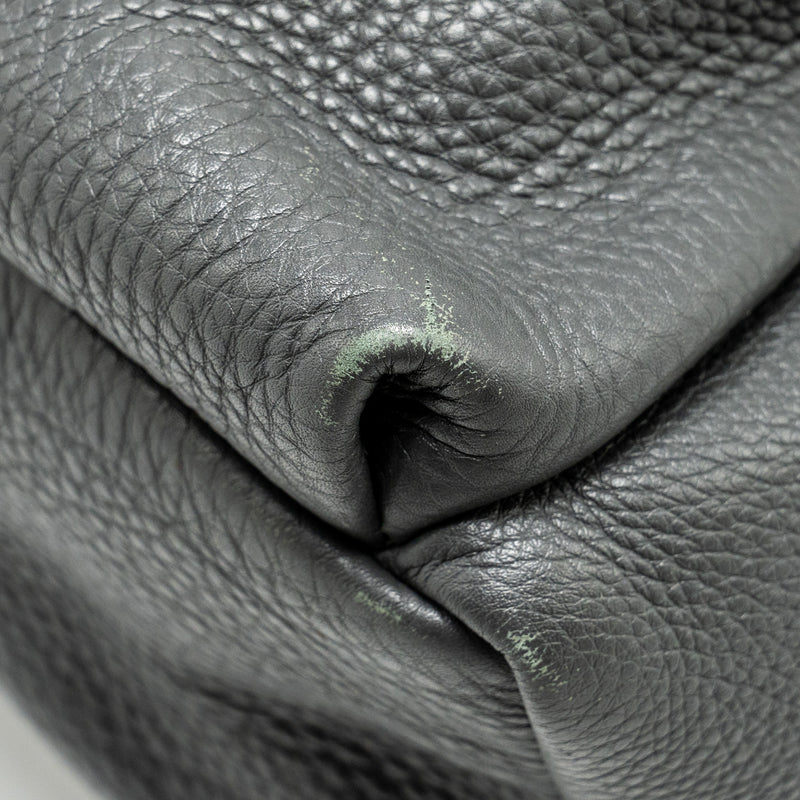 FENDI Large Backpack Calfskin/ Fur/ Crocodile Multicolor SHW
