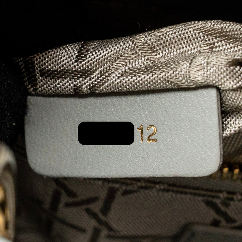 Dior Small Lady Dior My ABCDior Bag Lambskin Grey Stone LGHW