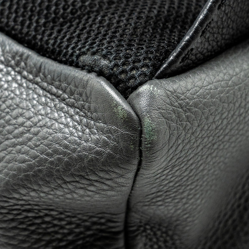 FENDI Large Backpack Calfskin/ Fur/ Crocodile Multicolor SHW