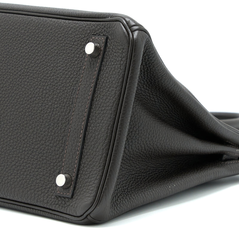 Herme Birkin 30 Togo Ebene SHW Stamp X