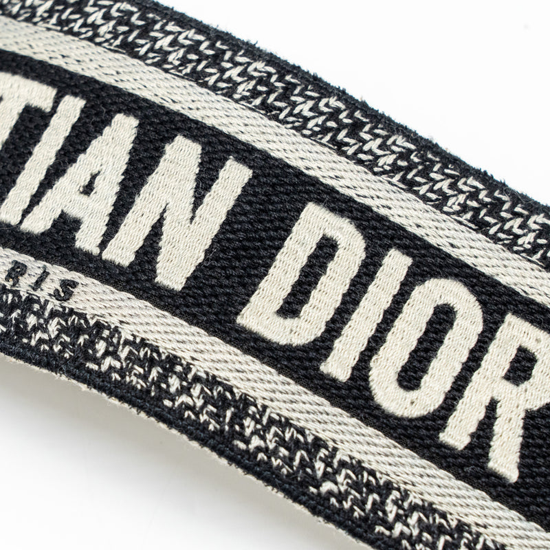 Dior Shoulder Strap Oblique Canvas Black GHW