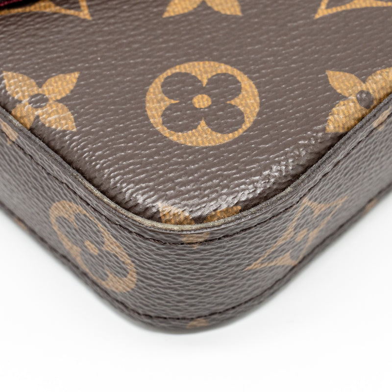 LOUIS VUITTON Felicie Pochette Monogram Canvas GHW