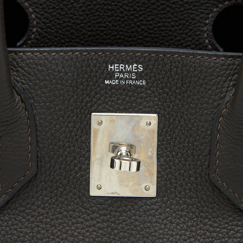 Herme Birkin 30 Togo Ebene SHW Stamp X