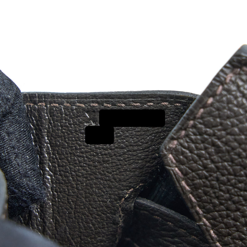 Herme Birkin 30 Togo Ebene SHW Stamp X