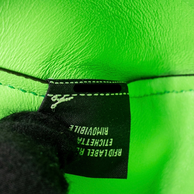 Fendi Mini Baguette Bag Calfskin Light Beige/Green GHW