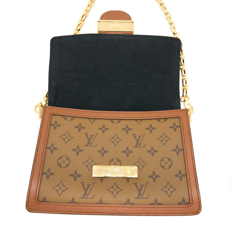 Louis Vuitton Dauphine MM Monogram Canvas GHW