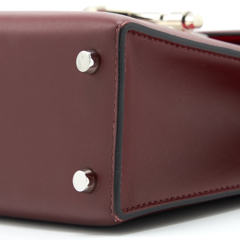 Hermes Verrou 23 Somber/Mysore/Epsom Rouge H/Rose Azalee/Multicolour SHW Stamp D